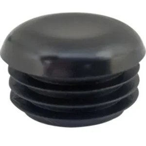 Zaślepka soczewkowa profila fi 30 czarna okrągła 5szt. Popularny